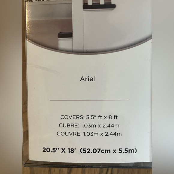 NEW!! NuWallpaper Wall Pops! Black & White Vinyl Peel & Stick Washable Wallpaper - Picture 7 of 14